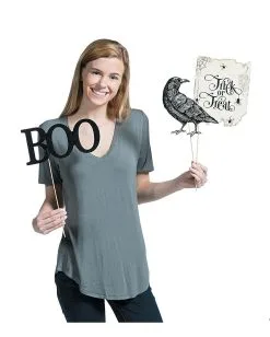 Antike Halloween Photo Sticks 12 St. -Halloween Deko Verkäufe vintage halloween photo sticks vintage halloween foto sticks partyzubehoer 51506 02