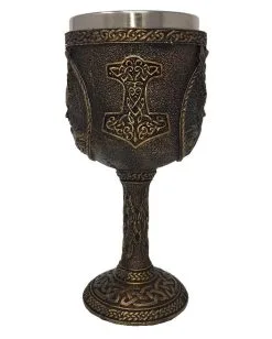 Thor Wikinger Kelch -Halloween Deko Verkäufe wikinger kelch thor mittelalter kelch larp tischdekoration 29411 02