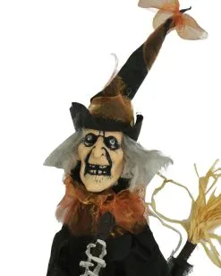 Strampelnde Hexe Hängefigur -Halloween Deko Verkäufe zappelnde hexe haengefigur kicking witch hanging prop halloween deko 54107 02