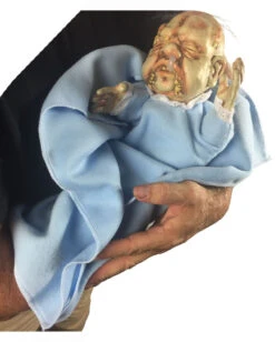 Zombie Baby Handpuppe -Halloween Deko Verkäufe baby stinky handpuppe horror baby halloween zombie puppe stinky doll 10001 2