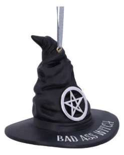 Bad Ass Witch Hängedeko Ornament 9cm -Halloween Deko Verkäufe bad ass witch haenge ornament bad ass witch hanging ornament hexendeko 53382 04