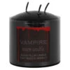 Schwarze Stumpenkerze Mit Vampir Blut 7,5cm -Halloween Deko Verkäufe blutende schwarze vampir stumpenkerze black vampire pillar candle with blood tears 50663 01