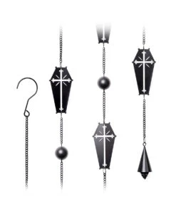 Sarg Mit Kreuz Metall Windspiel Hängedeko 7 Sarg Mit Kreuz Metall Windspiel Hängedeko -Halloween Deko Verkäufe coffin cross metall windspiel halloween und gothic wohnungsdeko und homeware coffin cross wind chime alchemy england 52749