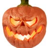 Gruseliger Halloween Kürbis Mit Licht 18 Cm -Halloween Deko Verkäufe fieser halloween kuerbis mit grinsen spooky halloween pumpkin halloween dekoration 53908 01