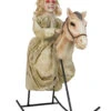 Geistermädchen Auf Schaukelpferd Halloween Animatronic