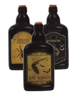 Gift Flasche Halloween Tischdeko 19cm -Halloween Deko Verkäufe giftflasche als halloween deko gift flasche halloween tischdeko poision bottle halloween deco 51993 02