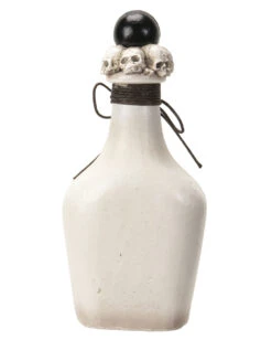 Giftflasche Mit Totenkopf Motte & Auge 25cm -Halloween Deko Verkäufe giftflasche mit totenkopf schwaermer und augapfel poision bottle with skull moth and eyeball 54747 02