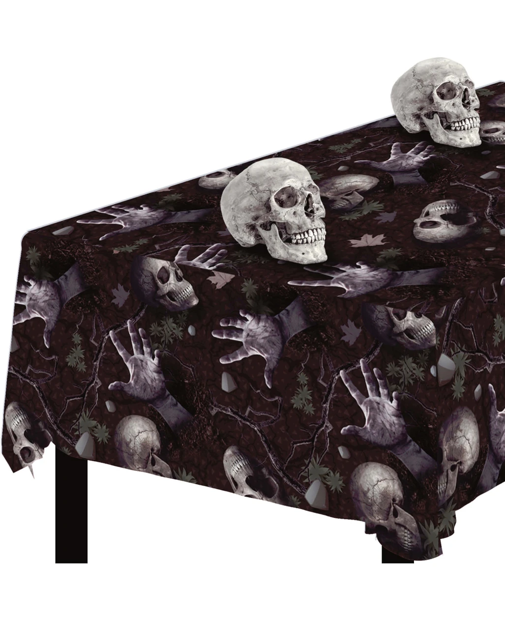 Tischdecke Halloween Friedhof 3 Tischdecke Halloween Friedhof