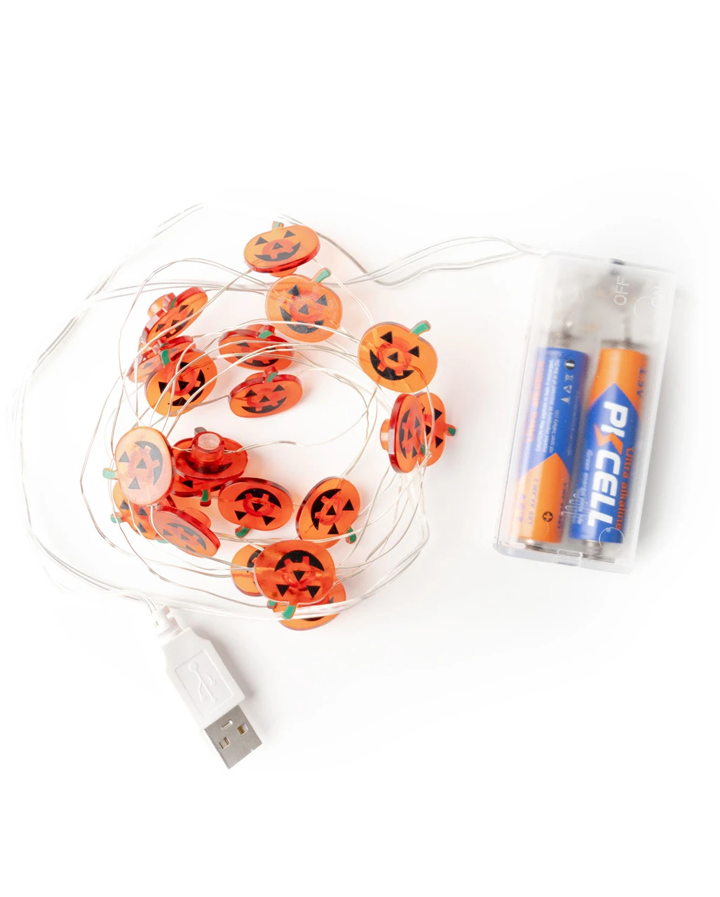 Mini Kürbis Lichterkette Als Halloween Deko 4 Mini Kürbis Lichterkette Als Halloween Deko – Bild 2