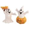 Happy Halloween Kürbisgeist Salz & Pfefferstreuer 1 Happy Halloween Kürbisgeist Salz & Pfefferstreuer -Halloween Deko Verkäufe happy halloween geister salz und pfefferstreuer halloween wohnungsdeko und homeware halloween ghost salt pepper set 54642