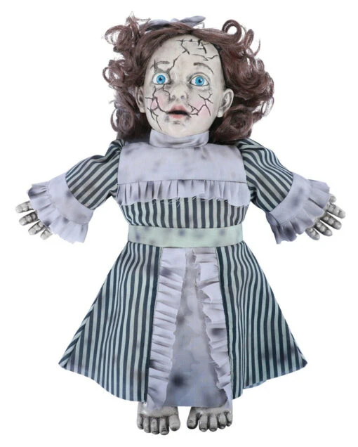 Besessene Geisterpuppe Betty Mit Sound -Halloween Deko Verkäufe haunted betty geisterpuppe mit sound halloween und horror deko haunted betty doll with sound 53653