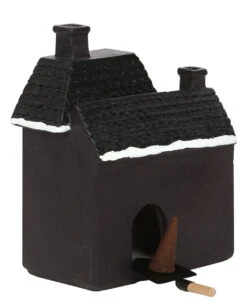 Hounted House Räucherkegel Haus -Halloween Deko Verkäufe haunted house raeucherkegel halter haunted house incense cone burner halloween homeware 53588 03