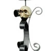 Kerzenhalter Mit Totenschädel 2 Kerzenhalter Mit Totenschädel -Halloween Deko Verkäufe kerzenstaender mit totenkopf kerzenleuchter deko gothic dekoration halloween dekoration skull candle holder 36529