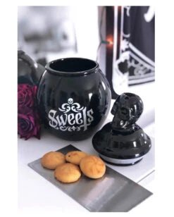 KILLSTAR Bonboniere -Halloween Deko Verkäufe killstar bonbon behaelter killstar bonboniere killstar sweets candy jar gothic deko 50207 02