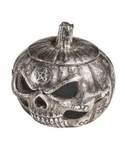 Kürbis Totenschädel Schale -Halloween Deko Verkäufe kuerbis totenkopf schale kuerbis totenschaedel schale pumpkin skull pot 50852 02