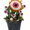 Halloween Pflanze Mit Leuchtendem Augapfel 22cm -Halloween Deko Verkäufe leuchtende augapfel halloween pflanze 22cm lighted resin potted halloween critter fleischfressende pflanze deko 54267