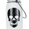 Beleuchtete Totenschädel Laterne Aus Glas -Halloween Deko Verkäufe leuchtende totenkopf glas laterne glowing skull glass lantern halloween totenschaedel deko 52603