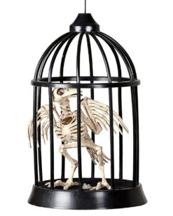 Krähen Skelett Im Käfig Halloween Animatronic 6 Krähen Skelett Im Käfig Halloween Animatronic -Halloween Deko Verkäufe raben skelett im kaefig halloween animatronic raven in cage animatronic halloween dekoration 51447 02