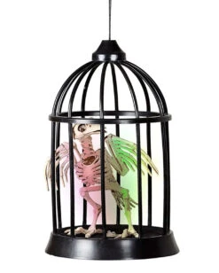 Krähen Skelett Im Käfig Halloween Animatronic 7 Krähen Skelett Im Käfig Halloween Animatronic -Halloween Deko Verkäufe raben skelett im kaefig halloween animatronic raven in cage animatronic halloween dekoration 51447 03
