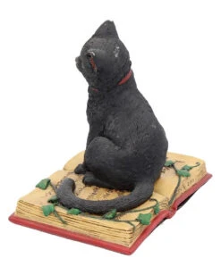Schwarze Hexenkatze Mit Pentagramm -Halloween Deko Verkäufe schwarze katze mit hexenbuch schwarze hexenkatze mit pentagramm witch cat eclipse 39250 03