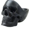 Schwarze Totenschädel Schale 27cm -Halloween Deko Verkäufe schwarze totenkopf schale schwarze totenschaedel schale black skull trinket dish 53491 01