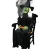 Sitzende Hexe Mit Schnappkopf -Halloween Deko Verkäufe sitzende hexe mit schnappkopf sitting witch with snapping head halloween animatronic 38879 01