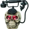 Spukendes Totenkopf Telefon Mit LED 2 Spukendes Totenkopf Telefon Mit LED -Halloween Deko Verkäufe spooky totenschaedel telefon mit led spooky light up skull telephone totenkopf telefon halloween 53053