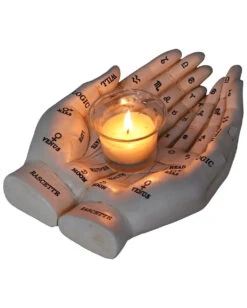 Weiße Chiromantie-Hände Teelichthalter 14 Weiße Chiromantie-Hände Teelichthalter -Halloween Deko Verkäufe weisse handlese haende kerzenhalter weisse chiromantie haende teelichthalter 51058 06