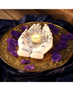 Weiße Chiromantie-Hände Teelichthalter 15 Weiße Chiromantie-Hände Teelichthalter -Halloween Deko Verkäufe weisse handlese haende kerzenhalter weisse chiromantie haende teelichthalter 51058 07