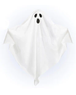 Weißes Gespenst Hängefigur 41cm -Halloween Deko Verkäufe weisser geist haengefigur weisses gespenst haengefigur halloween deko white ghost hanging prop 51736 02