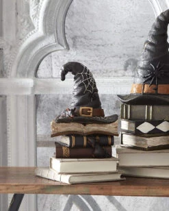Magische Bücher Mit Hexenhut Dekofigur 30cm 5 Magische Bücher Mit Hexenhut Dekofigur 30cm -Halloween Deko Verkäufe zauberbuecher mit hexenhut dekofigur halloween und gothic dekofiguren magic book with witch hat decor 54590 2